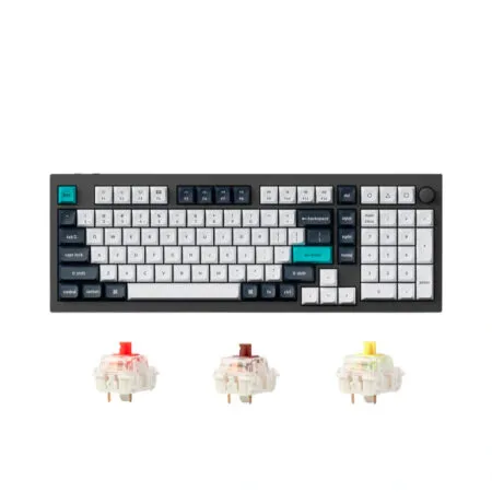 Bàn phím cơ không dây Keychron Q5 Max Carbon Black RGB Knob Hotswap (Gateron Sw)