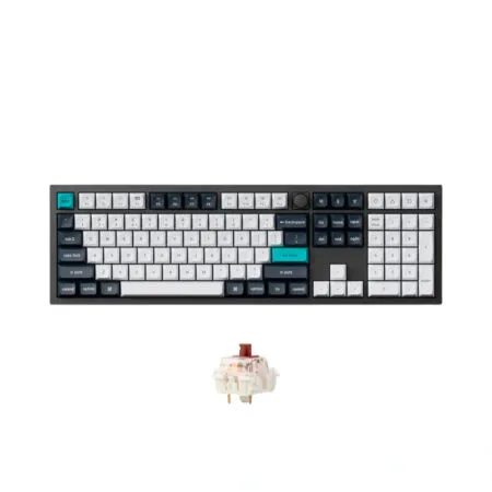 Ban Phim Co Khong Day Keychron Q6 Max Carbon Black Rgb Knob Hotswap Gateron Sw 01 1