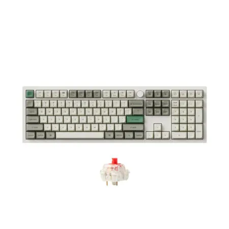 Ban Phim Co Khong Day Keychron Q6 Max Shell White Rgb Knob Hotswap 2