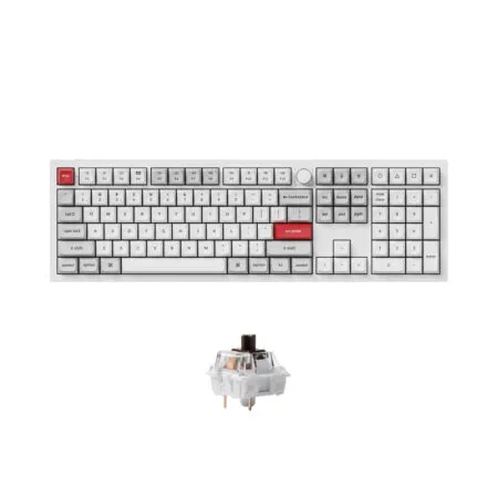 Ban Phim Co Khong Day Keychron Q6 Pro Shell White Rgb Knob Hotswap 3 1