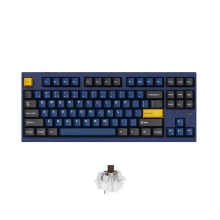 Ban Phim Co Khong Day Lemokey L4 Navy Blue Rgb Hotswap Cnc Aluminum Keychron Sw 3