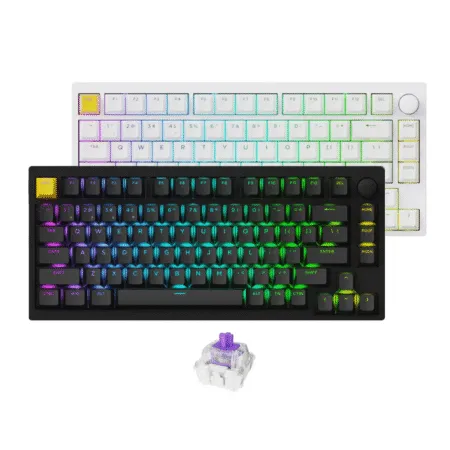 Bàn phím cơ không dây Lemokey P1 HE Shine Through RGB Hotswap CNC Aluminum (Magnetic Sw)