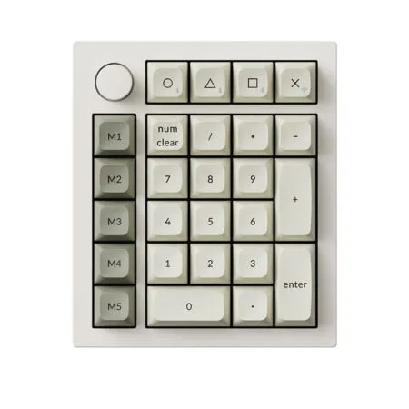 Ban Phim Co Khong Day Numpad Keychron Q0 Max Shell White 01 1
