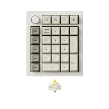 Ban Phim Co Khong Day Numpad Keychron Q0 Max Shell White 04 1