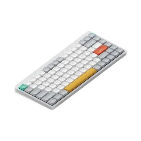 Bàn phím cơ không dây Nuphy Air75 V2 Ionic White RGB Hotswap (Nuphy Sw)
