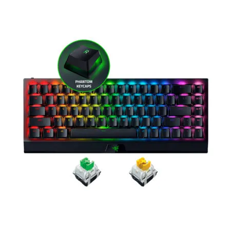 Bàn phím cơ không dây Razer BlackWidow V3 Mini HyperSpeed Phantom Edition
