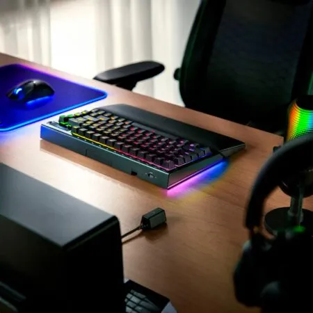 Ban Phim Co Khong Day Razer Blackwidow V4 Pro 75 Percentage Lcd Rgb Wireless Hotswap Razer Sw 03