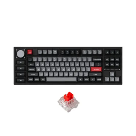 Ban Phim Co Khong Day Tkl Keychron Q3 Pro Carbon Black Se Rgb Knob Hotswap 4