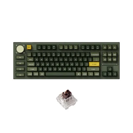 Ban Phim Co Khong Day Tkl Keychron Q3 Pro Olive Green Se Rgb Knob Hotswap 1 1