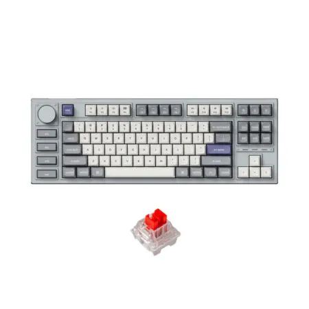 Ban Phim Co Khong Day Tkl Keychron Q3 Pro Silver Grey Se Rgb Knob Hotswap 4