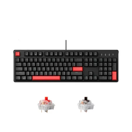 Bàn phím cơ Lemokey X3 Red Blacklight (Keychron Sw)