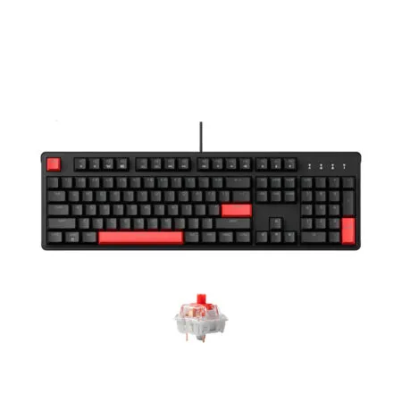 Ban Phim Co Lemokey X3 Red Blacklight Keychron Sw 03
