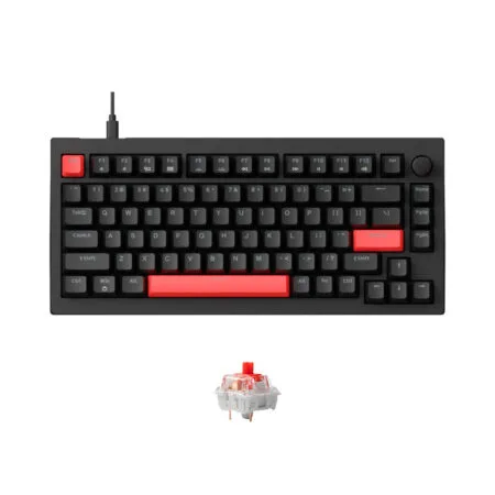 Ban Phim Co Lemokey X4 Red Blacklight Keychron Sw 01