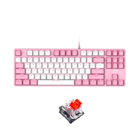 Ban Phim Co Tkl Dareu Ek87 Pink White 2 1