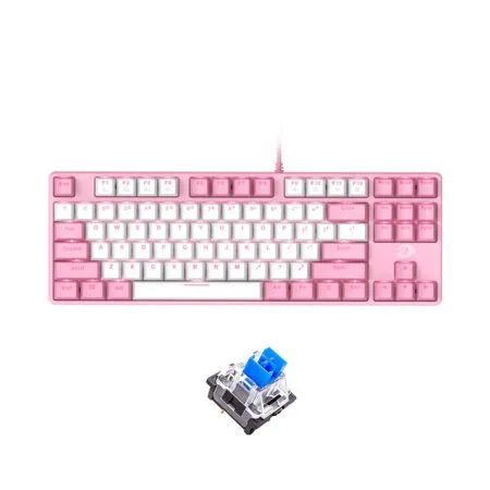 Ban Phim Co Tkl Dareu Ek87 Pink White 3 1