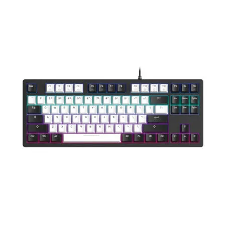 Ban Phim Co Tkl Dareu Ek87 V2 White Black Pbt Multi Led Dareu Sw 05