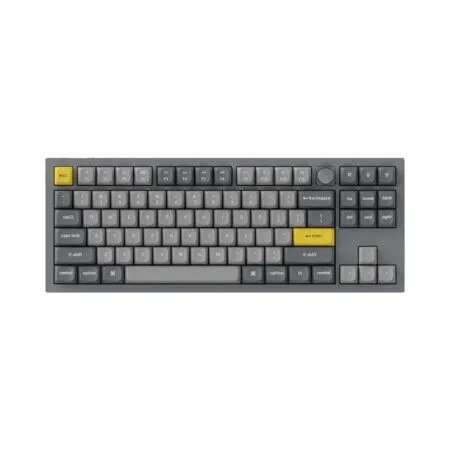 Bàn phím cơ TKL Keychron Q3 Full Assembled Knob Silver Grey Gateron G Pro Red Q3-N1
