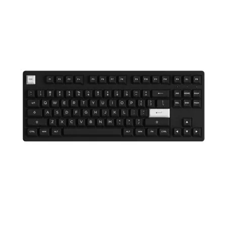 Ban Phim Co Tkl Khong Day Akko 3087 Rf White On Black Akko Sw V3 1 1