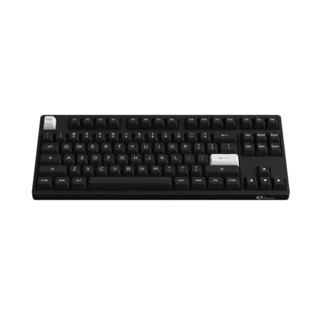 Ban Phim Co Tkl Khong Day Akko 3087 Rf White On Black Akko Sw V3 4 1