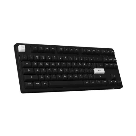 Ban Phim Co Tkl Khong Day Akko 3087 Rf White On Black Akko Sw V3 7 1