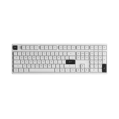 Ban Phim Co Tkl Khong Day Akko 3108 Rf Black On White Akko Sw V3 1 1