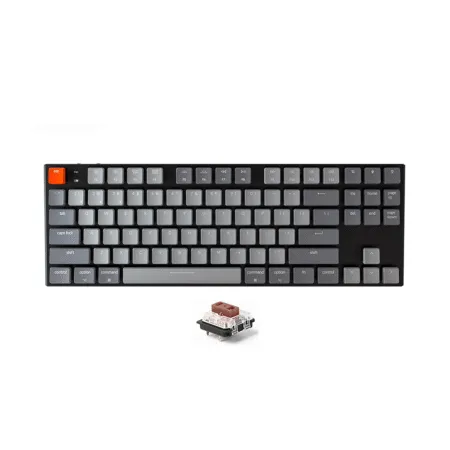 Ban Phim Co Tkl Khong Day Keychron K1v4 White Led Gateron Switch Low Profile Red Blue Brown 2 1