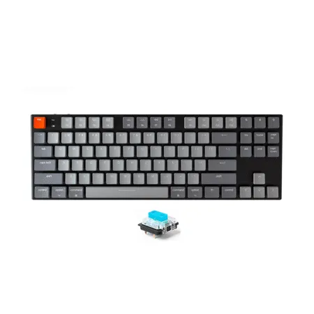 Ban Phim Co Tkl Khong Day Keychron K1v4 White Led Gateron Switch Low Profile Red Blue Brown 3 1