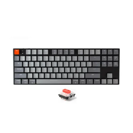Ban Phim Co Tkl Khong Day Keychron K1v4 White Led Gateron Switch Low Profile Red Blue Brown 4 1