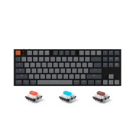 Bàn phím cơ TKL không dây Keychron K1V5 White Led Gateron Switch Low Profile Red / Blue / Brown