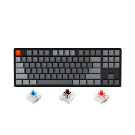 Bàn phím cơ TKL không dây Keychron K8 Aluminum Led RGB Gateron Switch Red / Blue / Brown