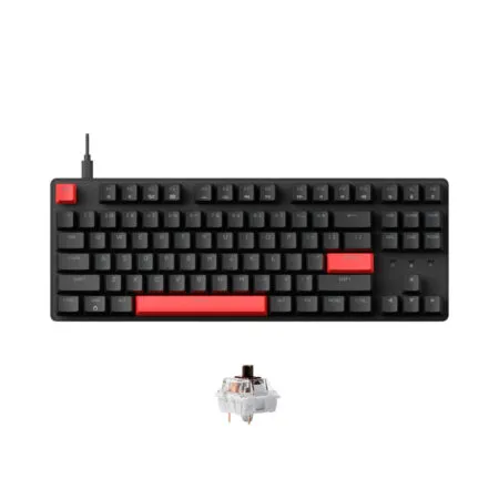 Ban Phim Co Tkl Lemokey X1 Red Blacklight Keychron Sw 02