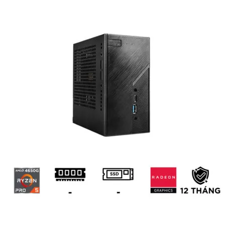 Mini PC ASRock DeskMini X300 ST-AX34650G (Ryzen 5 4650G, Ram DDR4, SSD 500GB, Win 11)