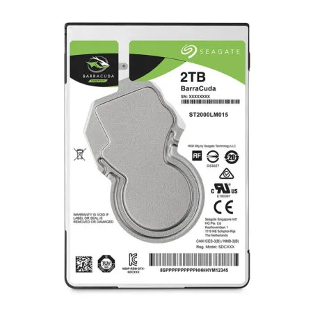 HDD 2TB Seagate BarraCuda SATA III 6Gb/s 128MB Cache 2.5-Inch ST2000LM015