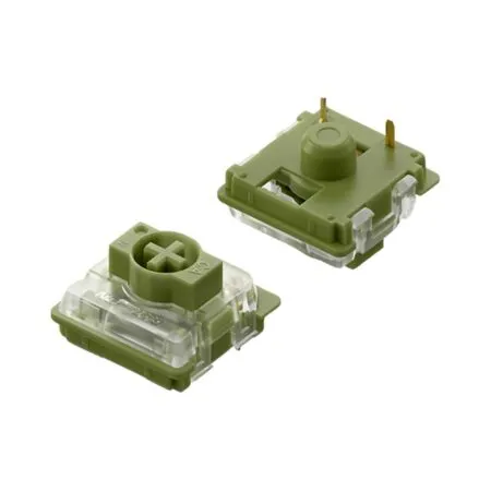 Bộ 100 switch cơ Nuphy Moss Low Profile Switch 60±15gf 3 Pin (Tactile Sw)