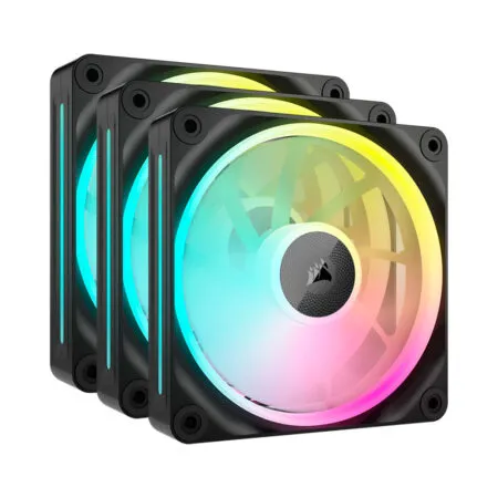 Bộ ba Fan Case Corsair iCUE LINK LX120 RGB 120mm PWM Black CO-9051026-WW
