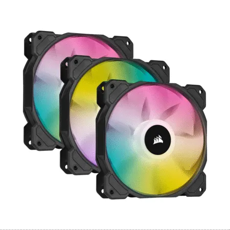 Bộ ba Fan Case Corsair SP120 RGB ELITE 120mm with Lighting Node CORE CO-9050109-WW