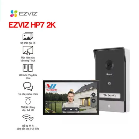 Bộ chuông cửa có hình thông minh 2K EZVIZ HP7