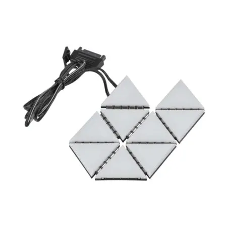 Bo Den Chieu Sang Corsair Icue Lc100 Smart Case Lighting Triangles Expansion Kit Cl 9011115 Ww 1 1