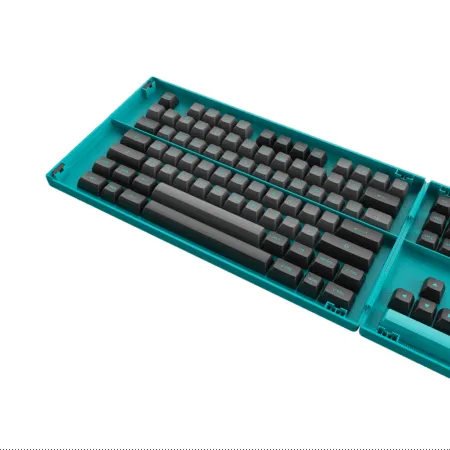 Bo Keycap Akko Black Cyan Pbt Double Shot Asa Profile 4 1