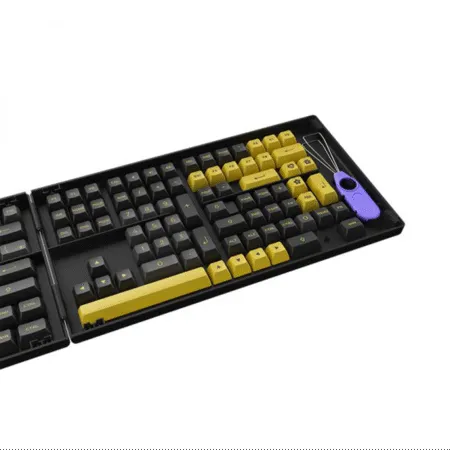 Bo Keycap Akko Black Gold Pbt Double Shot Asa Profile 3 1