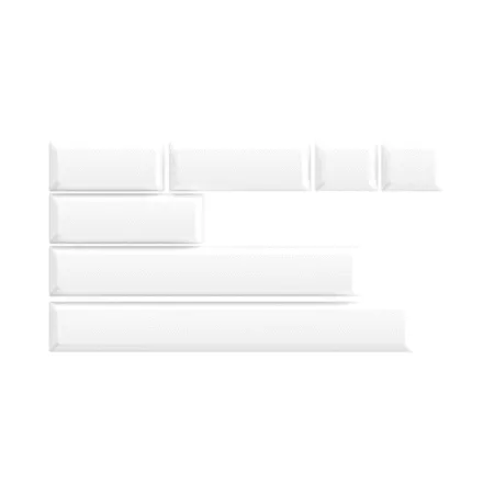 Bo Keycap Akko Black On White Abs Double Shot Sal Profile 4 1