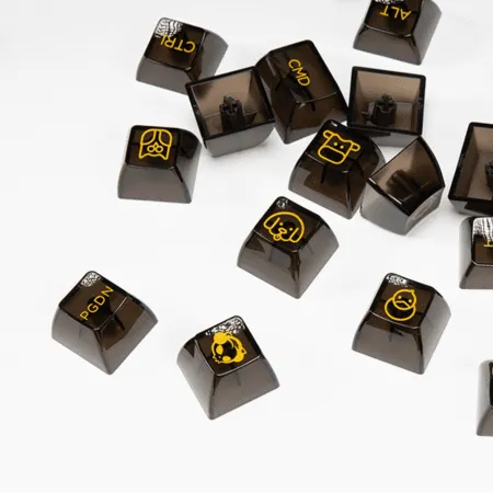 Bo Keycap Akko Black Pc Asa Clear Profile 1 1