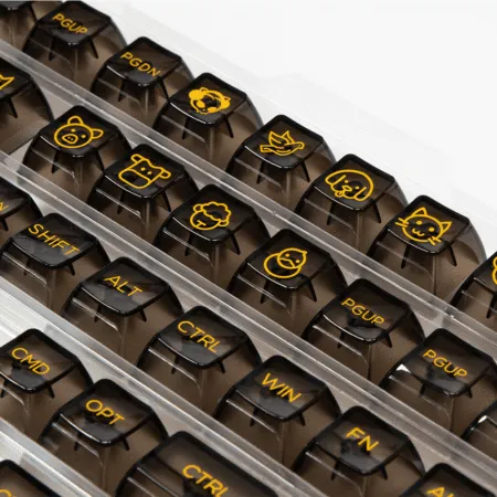 Bo Keycap Akko Black Pc Asa Clear Profile 2 1