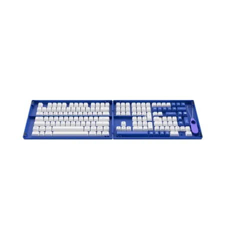 Bo Keycap Akko Blue On White Pbt Double Shot Asa Profile 2 1