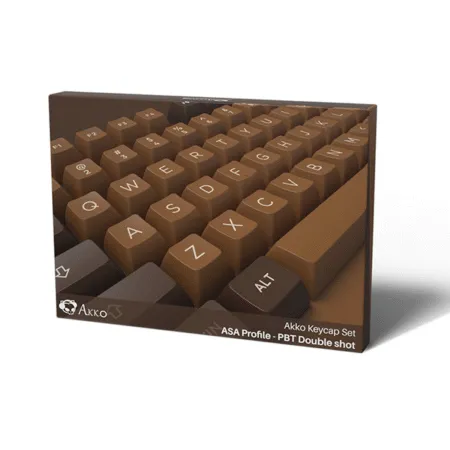 Bo Keycap Akko Chocolate Pbt Double Shot Asa Profile 5 1