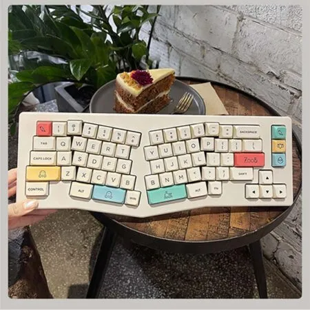 Bo Keycap Akko Cream Pbt Double Shot Mda Profile 005 1