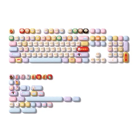 Bộ Keycap Akko Good Luck Charm PBT Dyesub MOG Profile