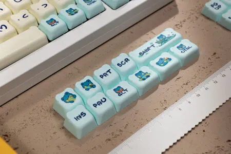 Bo Keycap Akko Lemon Bear Pbt Dyesub Oem Profile 03