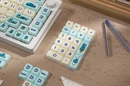 Bo Keycap Akko Lemon Bear Pbt Dyesub Oem Profile 04