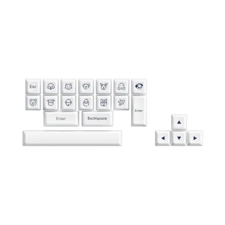 Bo Keycap Akko Oceanstar Abs Double Shot Sal Profile 1 1